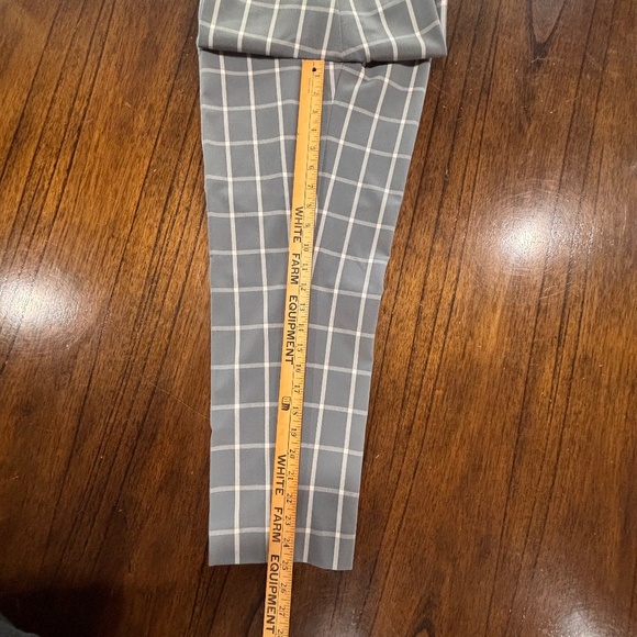 Cleo petites Everybody ankle pants grey and white size 10 petite - Picture 11 of 11